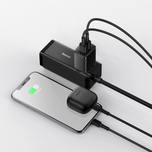 Kup Netzladegerät Baseus Compact 2xUSB-A 10.5W schwarz - BSU3398BLK - {ean13} - Sklep Home Screen