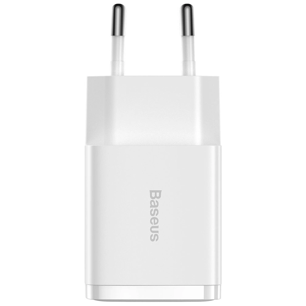 Ładowarka sieciowa Baseus Compact 2xUSB-A 10.5W biały
