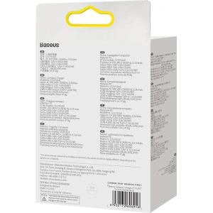 Ładowarka sieciowa Baseus Compact 2xUSB-A 10.5W biały