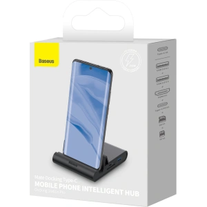 Kup Stacja dokująca Baseus Mate USB-C HUB czarny - BSU3400BLK - {ean13} - Sklep Home Screen