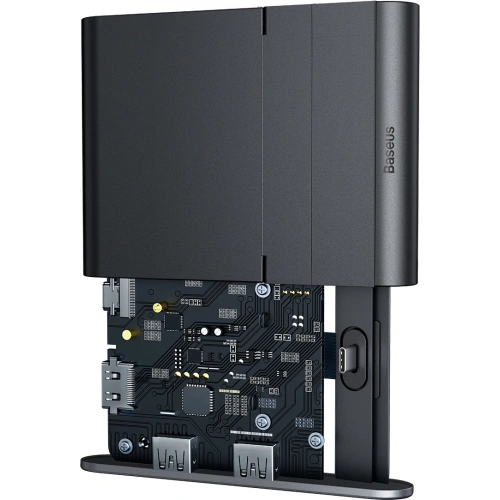 Kup Dockingstation Baseus Mate USB-C HUB schwarz - BSU3400BLK - {ean13} - Sklep Home Screen