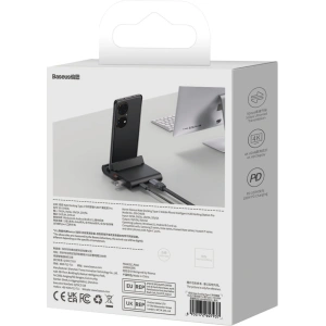 Kup Stacja dokująca Baseus Mate USB-C HUB czarny - BSU3400BLK - {ean13} - Sklep Home Screen