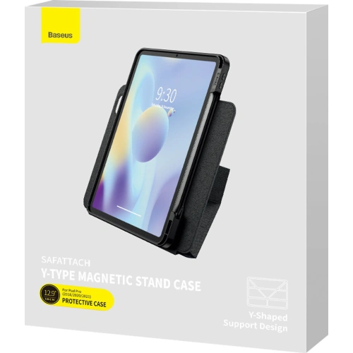 Buy Baseus Safattach Y-type Magnetic Stand Case Apple iPad Pro 12.9 2018/2020/2021 (3., 4. i 5. gen) Gray - BSU3401GRY - {ean13} - Home Screen Store Europe