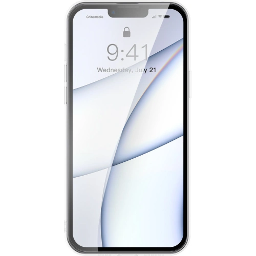 Kup Etui Baseus Frosted Glass Apple iPhone 13 Pro Max transparent - BSU3404CL - {ean13} - Sklep Home Screen