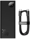 Powerbank Baseus Adaman 20000mAh 30W szürke + USB-C kábel