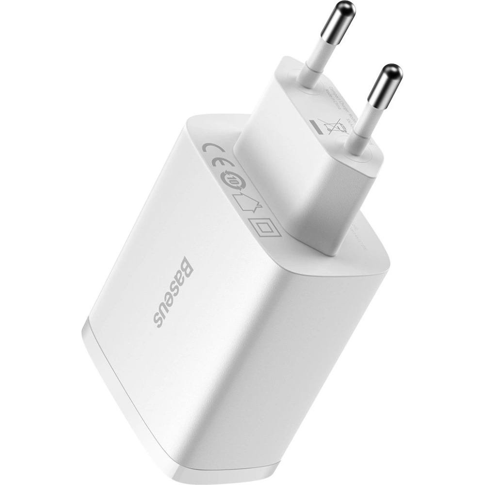 Ładowarka sieciowa Baseus Compact 3xUSB-A 17W biały