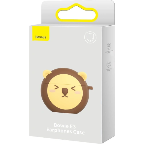 Buy Baseus silicone case for Bowie E3 headphones brown - BSU3409BR - {ean13} - Home Screen Store Europe