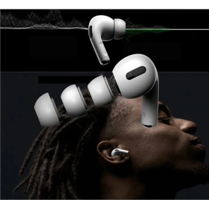 Gumové špičky Tech-Protect pro Apple AirPods Pro bílé [3 PACK]