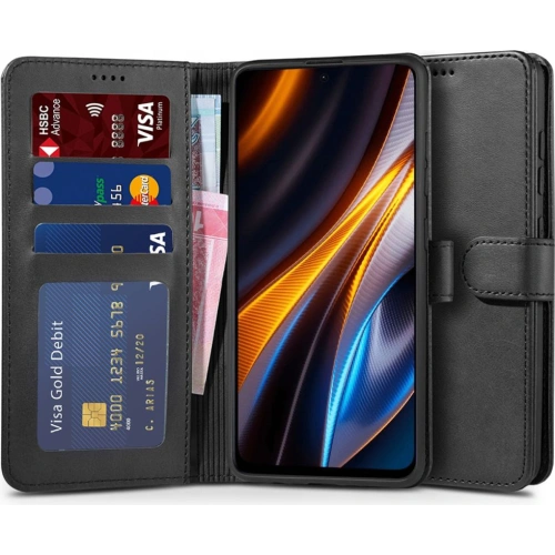 Kup Case Tech-Protect Wallet POCO X4 GT Schwarz - THP1159BLK - {ean13} - Sklep Home Screen