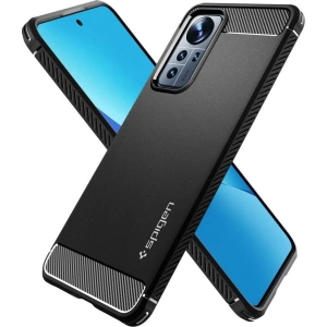 Kup Etui Spigen Rugged Armor Xiaomi 12 Lite Matt Fekete - SPN2272BLK - {ean13} - Sklep Home Screen