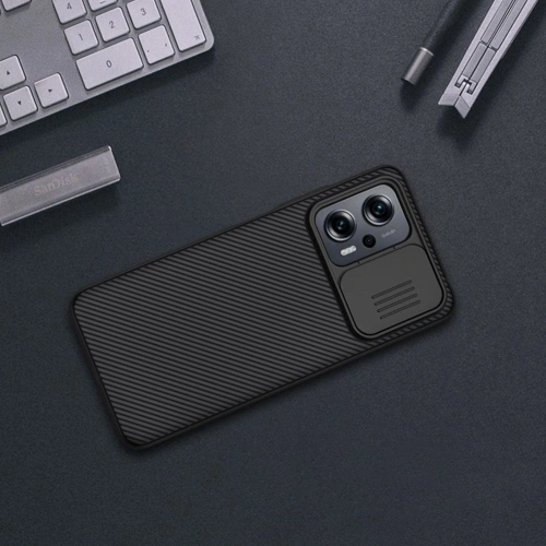 Kup Nillkin Camshield POCO X4 GT Schwarz Hülle - NLK411BLK - {ean13} - Sklep Home Screen