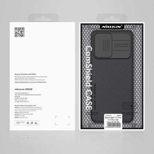 Kup Etui Nillkin Camshield POCO X4 GT Black - NLK411BLK - {ean13} - Sklep Home Screen