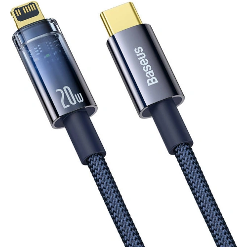 Kup Kabel Baseus Explorer USB-C - Lightning 20W 1m (blau) - BSU3410BLU - {ean13} - Sklep Home Screen