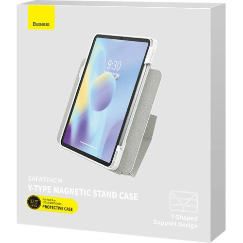 Kup Etui magnetyczne Baseus Safattach Apple iPad Pro 12.9 2018/2020/2021 (3., 4. i 5. gen) (białe) - BSU3411WHT - {ean13} - Sklep Home Screen