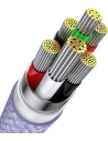 Buy Baseus Flash Series Cable 3w1 USB-A - USB-C + micro USB + Lightning 100W 1.2m (purple) - BSU3413PRP - {ean13} - Home Screen Store Europe