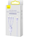 Kup Kabel Baseus Flash Series 3-in-1 USB-A - USB-C + micro USB + Lightning 100W 1,2m (violett) - BSU3413PRP - {ean13} - Sklep Home Screen