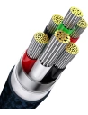 Baseus Flash Series Cable 3w1 USB-A - USB-C + micro USB + Lightning 100W 1.2m (blue)