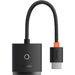 Adapter Baseus Lite Series HDMI - VGA z audio (czarny)