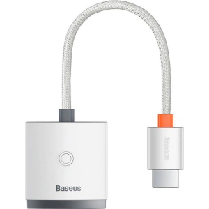 Adapter Baseus Lite Series HDMI - VGA z audio (biały)