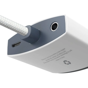 Adapter Baseus Lite Series HDMI - VGA z audio (biały)