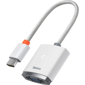 Adapter Baseus Lite Series HDMI - VGA bez audio (biały)