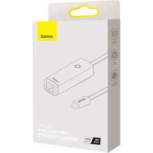 Kup Adapter sieciowy Baseus Lite Series USB-C - RJ45 (czarny) - BSU3421BLK - {ean13} - Sklep Home Screen