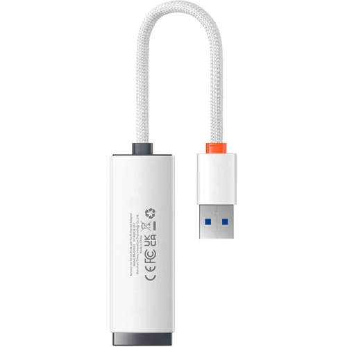 Kup Netzwerkadapter Baseus Lite Series USB - RJ45 (weiß) - BSU3423WHT - {ean13} - Sklep Home Screen