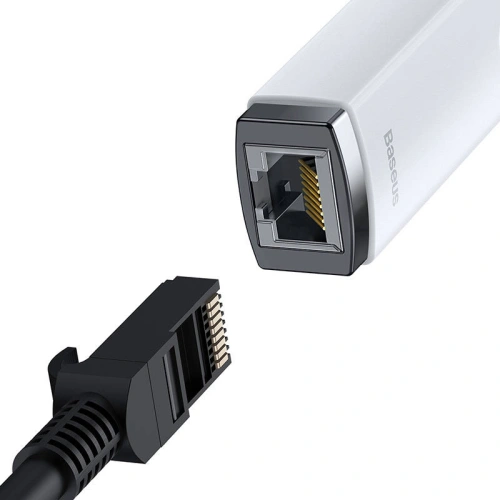 Kup Netzwerkadapter Baseus Lite Series USB-C - RJ45 100Mbps (weiß) - BSU3424WHT - {ean13} - Sklep Home Screen