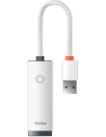 Netzwerkadapter Baseus Lite Series USB - RJ45 100Mbps (weiß)