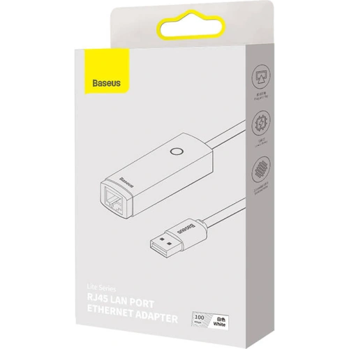 Kup Adaptor rețea Baseus Lite Series USB - RJ45 100Mbps (alb) - BSU3425WHT - {ean13} - Sklep Home Screen
