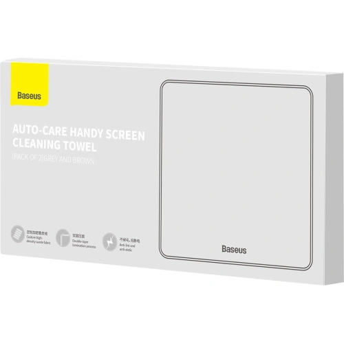 Kup Șervețele de curățare a ecranului Baseus Auto-care gri și maro [2 PACK] - BSU3426GRYBR - {ean13} - Sklep Home Screen