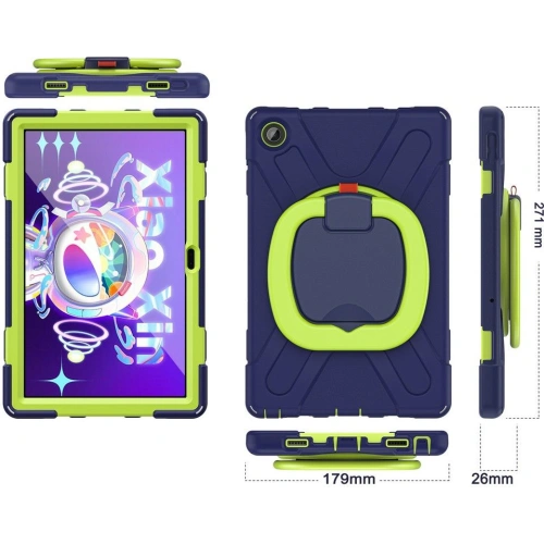 Kup Etui Tech-Protect X-armor Lenovo Tab M10 Plus 10.6 3. generációs Navy/lime - THP1167NAVLIM - {ean13} - Sklep Home Screen