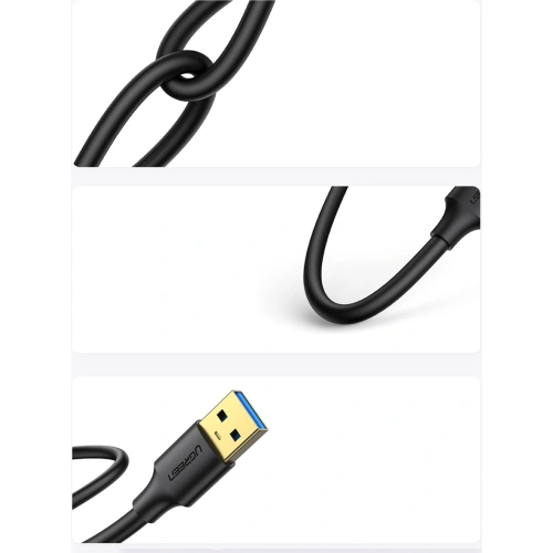 Kup Kabel UGREEN US128 USB 3.2 Gen 1 3m černý - UGR1324BLK - {ean13} - Sklep Home Screen