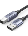 Cablu UGREEN US369 USB-B pentru imprimantă (bărbat) - USB 2.0 (bărbat) 480Mbps 5m negru