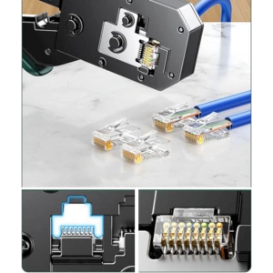 Kup UGREEN NW136 Crimpzange zum Crimpen von RJ-45- und RJ-11-Kabeln, grün - UGR1328GRN - {ean13} - Sklep Home Screen