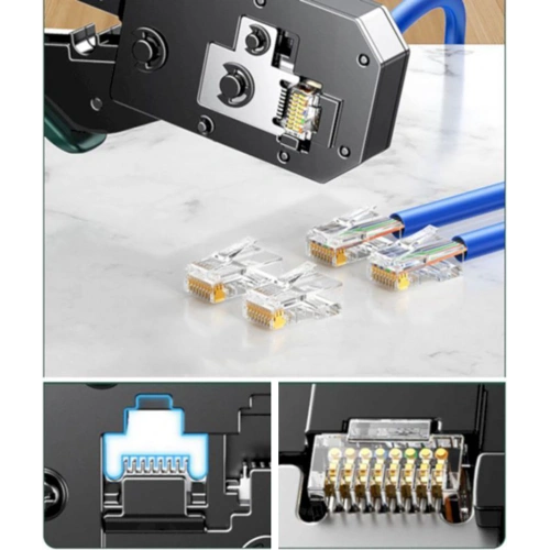 Kup Zăvorul UGREEN NW136 pentru îmbinarea cablurilor RJ-45 și RJ-11, verde. - UGR1328GRN - {ean13} - Sklep Home Screen