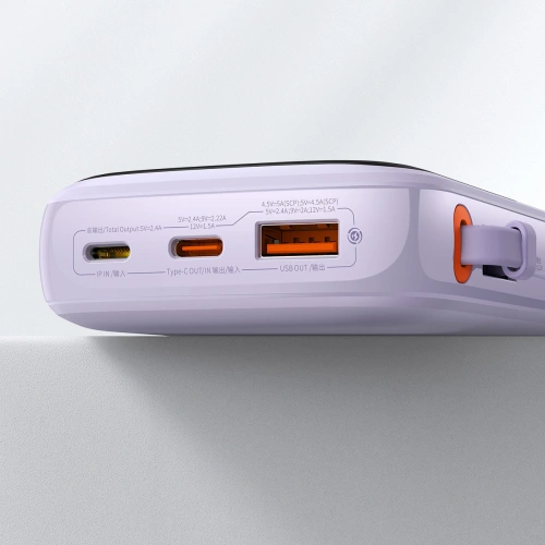 Kup Powerbank Baseus Qpow 10000mAh 20W Quick Charge SCP AFC FCP violett + Lightning-Kabel - BSU3427PRP - {ean13} - Sklep Home Screen
