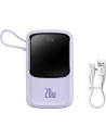 Kup Powerbank Baseus Qpow 10000mAh 20W Quick Charge SCP AFC FCP violett + Lightning-Kabel - BSU3427PRP - {ean13} - Sklep Home Screen