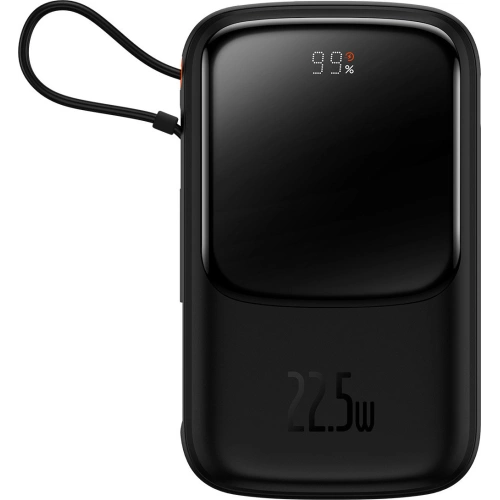 Kup Powerbank Baseus Qpow 10000mAh 22.5W Schnellladung SCP AFC FCP schwarz + USB-C Kabel - BSU3428BLK - {ean13} - Sklep Home Screen