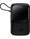 Powerbank Baseus Qpow 10000mAh 22.5W Schnellladung SCP AFC FCP schwarz + USB-C Kabel