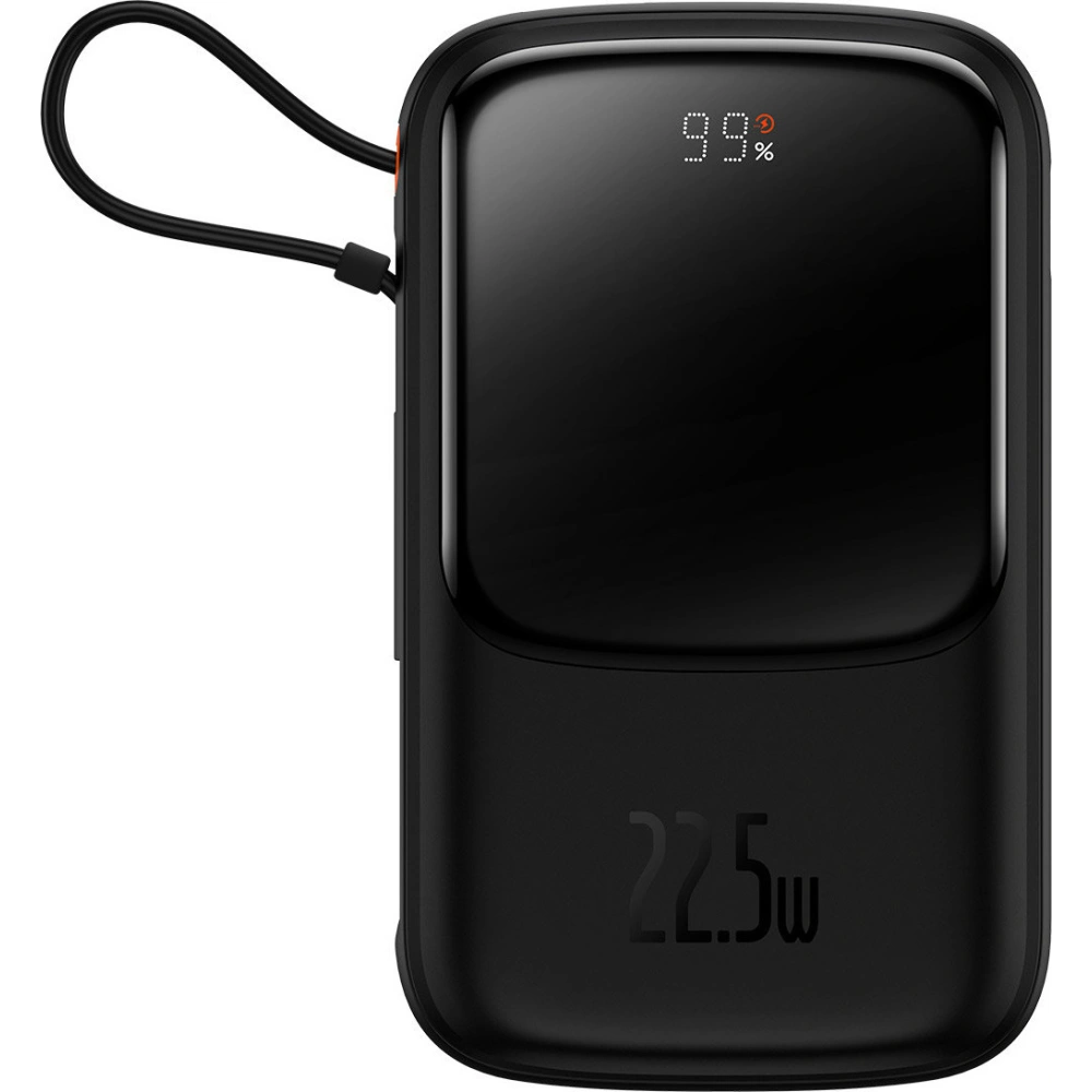 Powerbank Baseus Qpow 10000mAh 22.5W Quick Charge SCP AFC FCP czarny + kabel USB-C