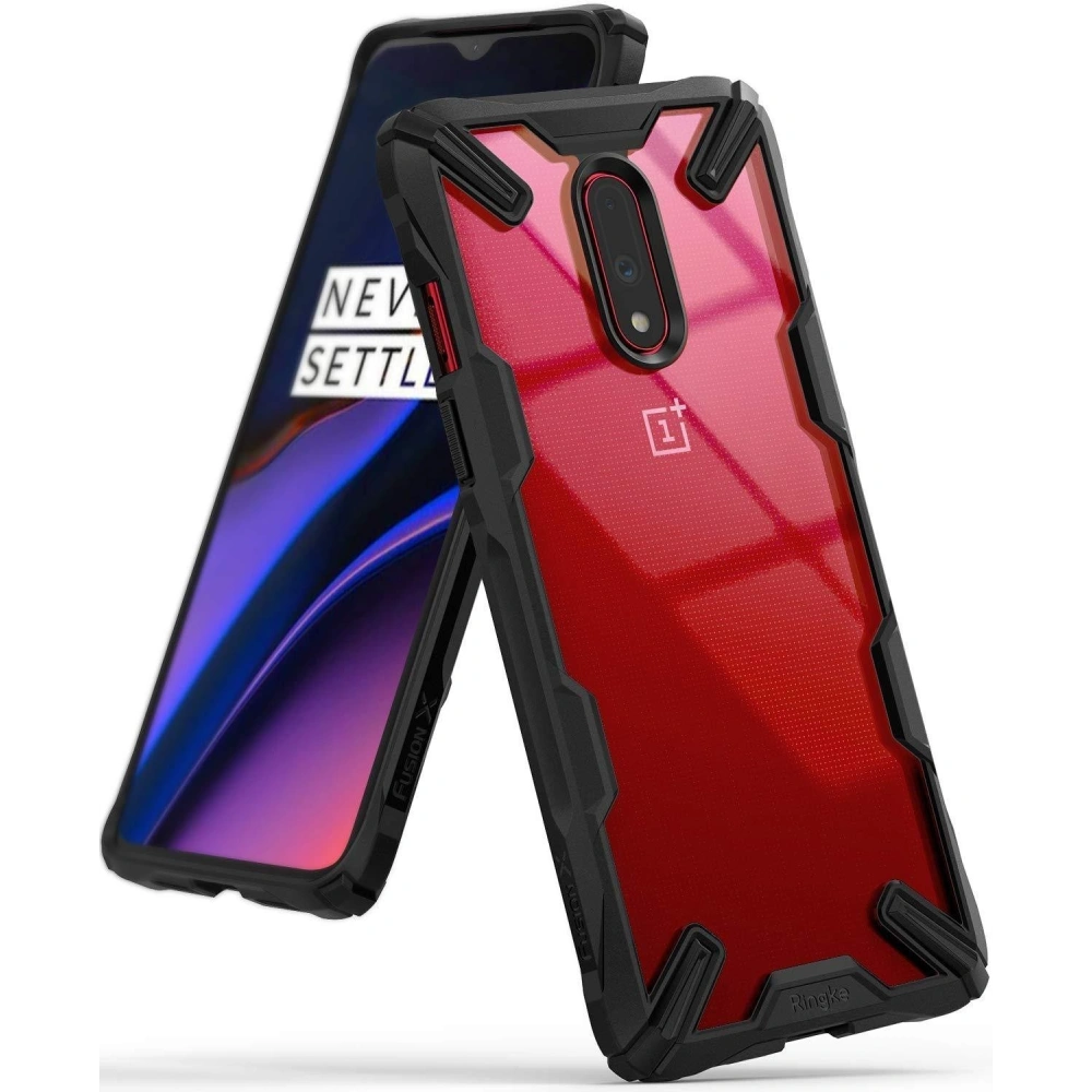 Kup Etui Ringke Fusion-X OnePlus 7 Black w najlepszej cenie w Home Screen