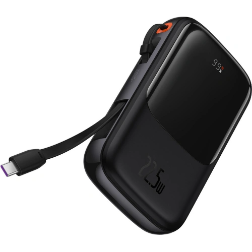 Kup Powerbank Baseus Qpow 10000mAh 22.5W Schnellladung SCP AFC FCP schwarz + USB-C Kabel - BSU3428BLK - {ean13} - Sklep Home Screen