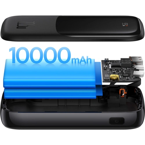 Kup Powerbank Baseus Qpow 10000mAh 22.5W Schnellladung SCP AFC FCP schwarz + USB-C Kabel - BSU3428BLK - {ean13} - Sklep Home Screen
