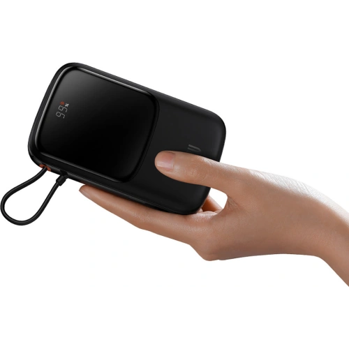 Kup Powerbank Baseus Qpow 10000mAh 22.5W Schnellladung SCP AFC FCP schwarz + USB-C Kabel - BSU3428BLK - {ean13} - Sklep Home Screen