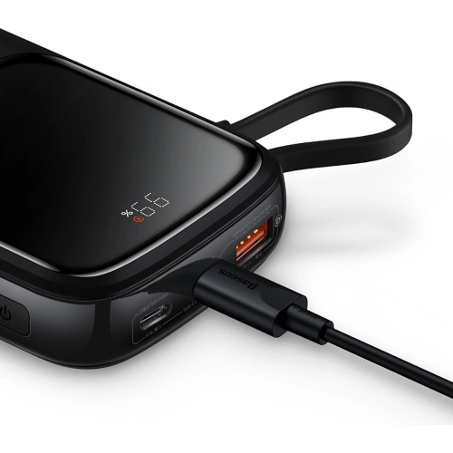 Kup Powerbank Baseus Qpow 10000mAh 22.5W Schnellladung SCP AFC FCP schwarz + USB-C Kabel - BSU3428BLK - {ean13} - Sklep Home Screen