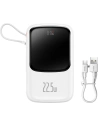 Kup Powerbank Baseus Qpow 10000mAh 22.5W Quick Charge SCP AFC FCP weiß + USB-C Kabel - BSU3429WHT - {ean13} - Sklep Home Screen
