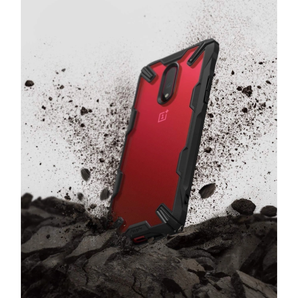 Kup Etui Ringke Fusion-X OnePlus 7 Black w najlepszej cenie w Home Screen