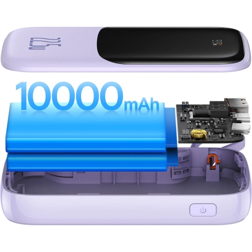 Kup Powerbank Baseus Qpow 10000mAh 22.5W Quick Charge SCP AFC FCP fioletowy + kabel USB-C - BSU3430PRP - {ean13} - Sklep Home Screen