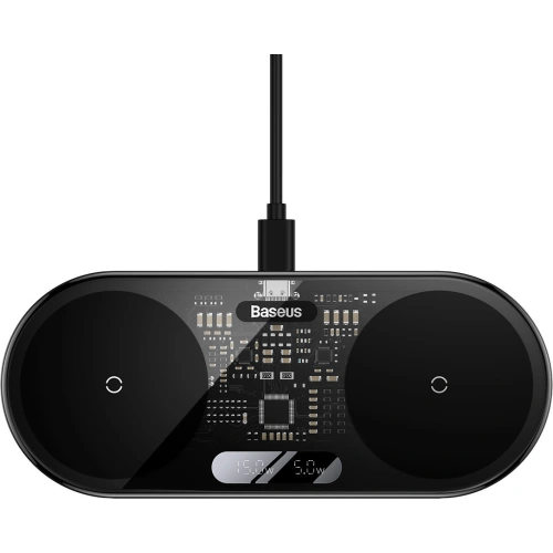 Kup Ładowarka indukcyjna Baseus Digital LED Display 20W czarny - BSU3431BLK - {ean13} - Sklep Home Screen